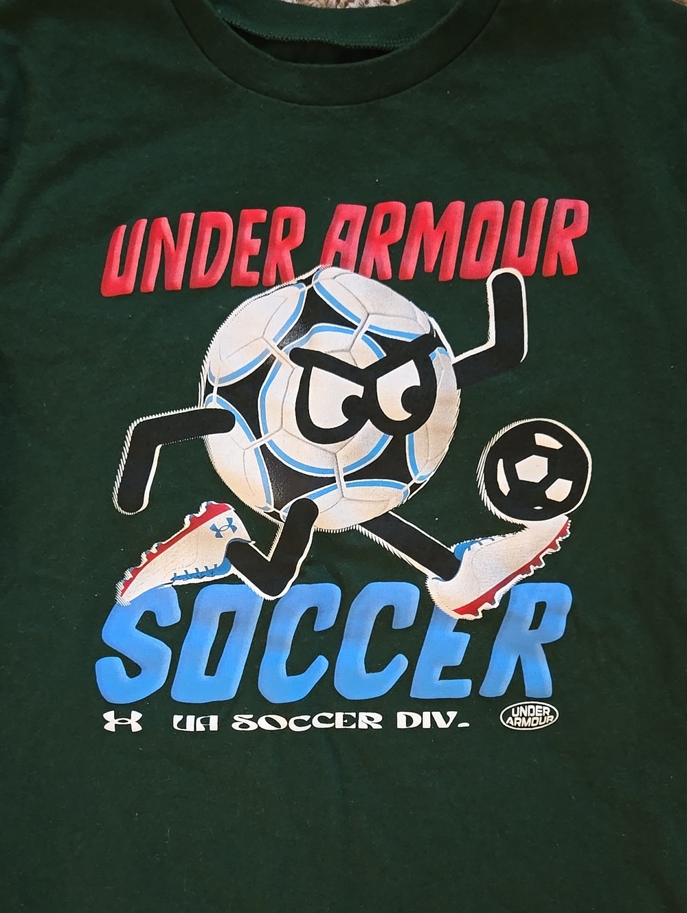 Under Armour Green Soccer Graphic Tee - Picture 3 of 6